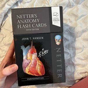 Netters Anatomy Flash Cards